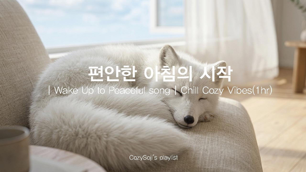 편안한 아침의 시작 | Wake Up to Peaceful song & Sunshine ☀️ Chill Cozy Vibes(1hr)