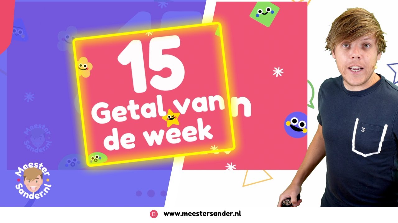 Bewegend leren - Getal van de week - 15 - Maandag