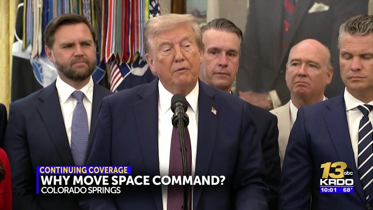 Why now? President Trump announces Space Command move to Alabama