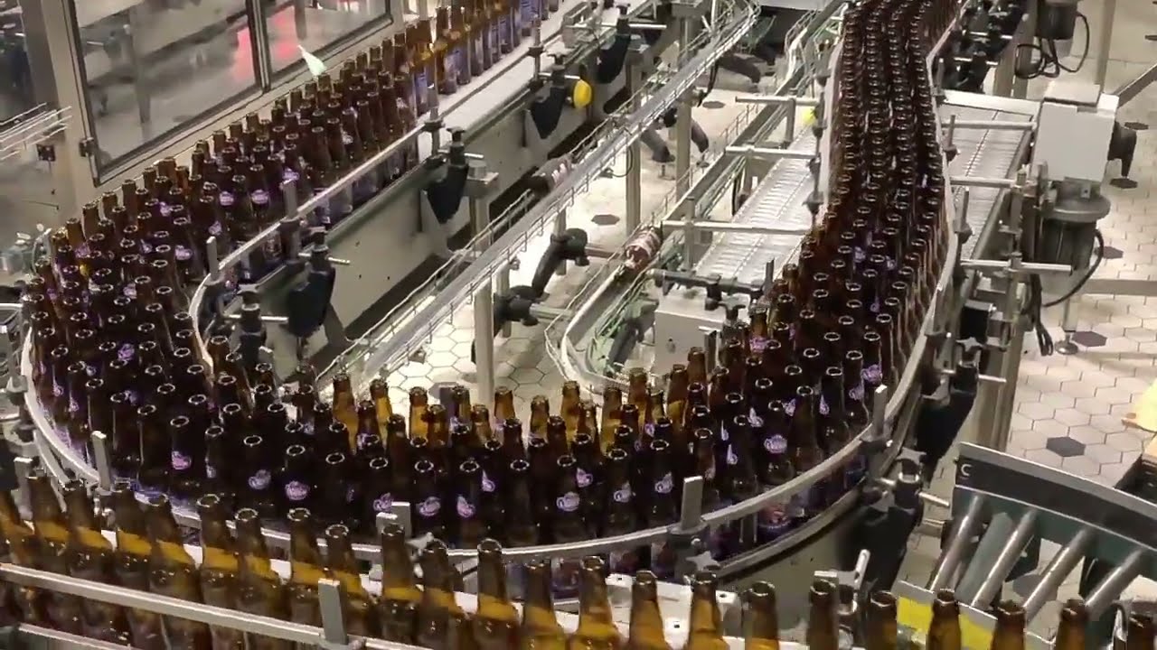 HG Fully Automatic Beer Can Filling Machine in Action