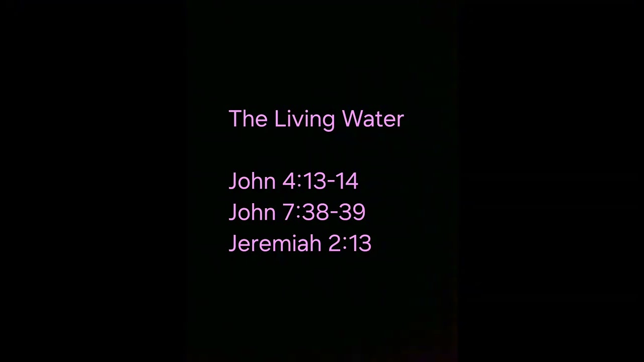 The Living Water