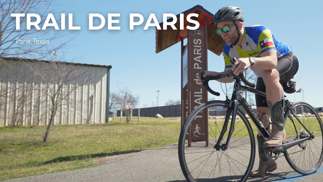 Biking the Trail de Paris...Texas.  🚴‍♂️