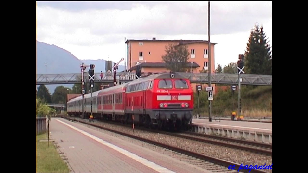 Baureihe 218 - ehemalige Einsatzgebiete in früheren Zeiten 1998 bis 2006