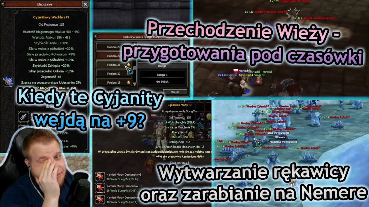 Sabal - Kolejne próby ulepszenia Cyjanitów oraz przechodzenie Wieży Sung-Mahi - Anadolu - Metin2