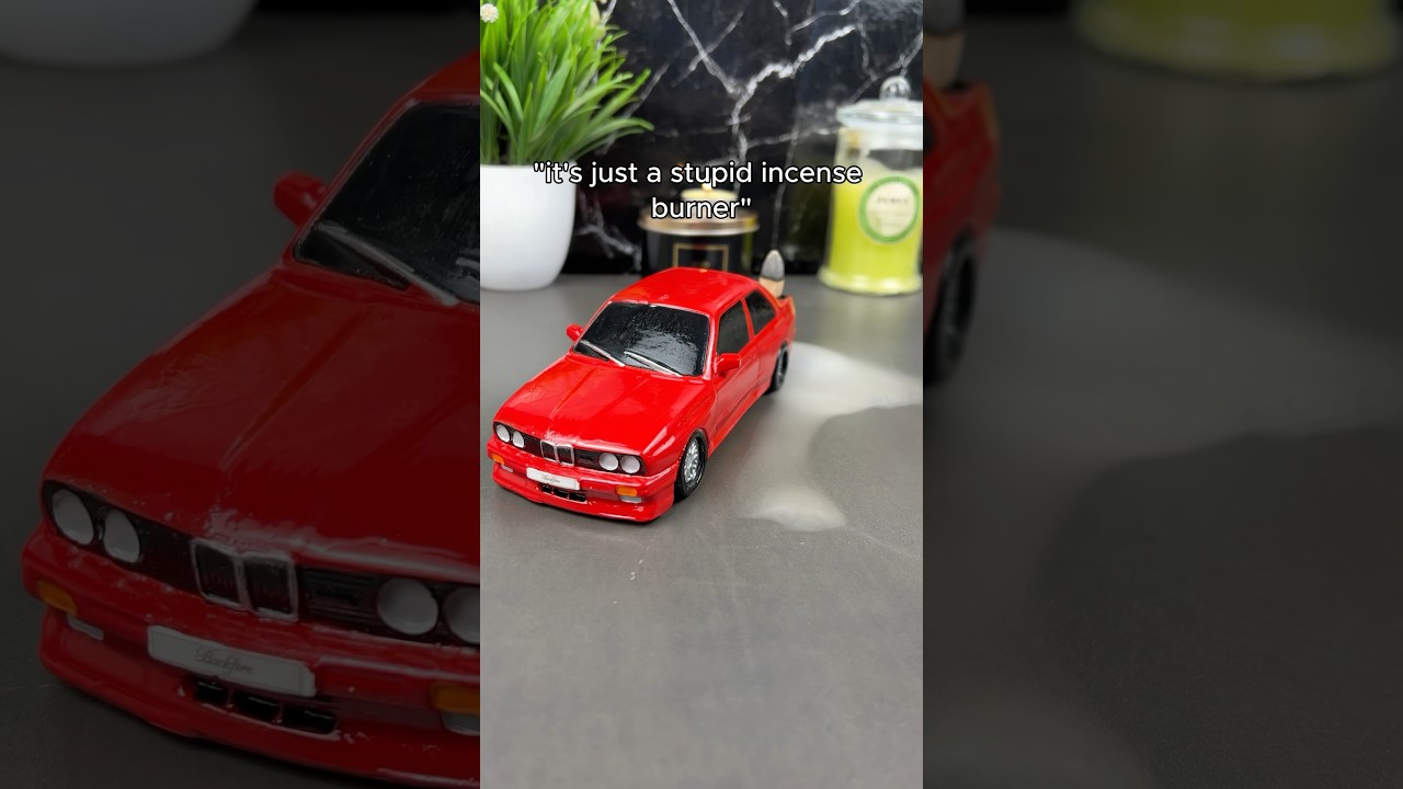 BMW incense burner 🚗💨 #incense #beamer #cars #bmw #bmwe30