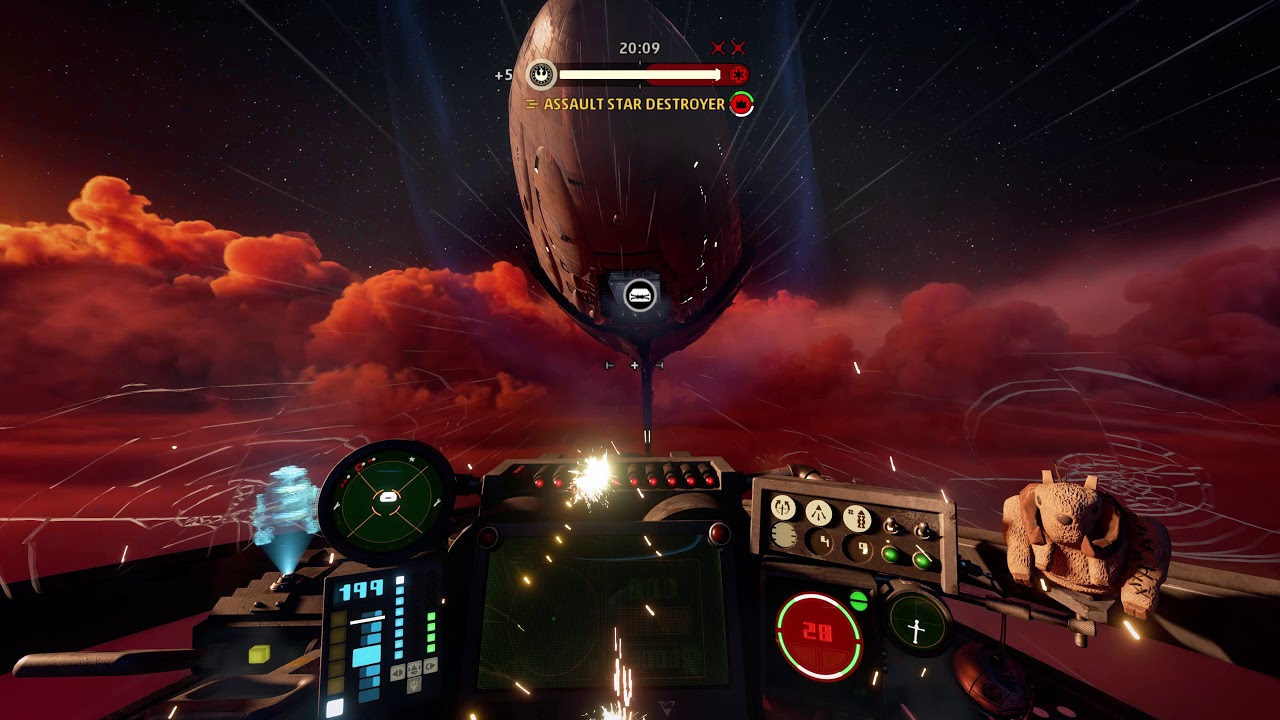 Star Wars Squadrons B-Wing Cinematic Fleet Battles Gameplay - Second Battle of Yavin