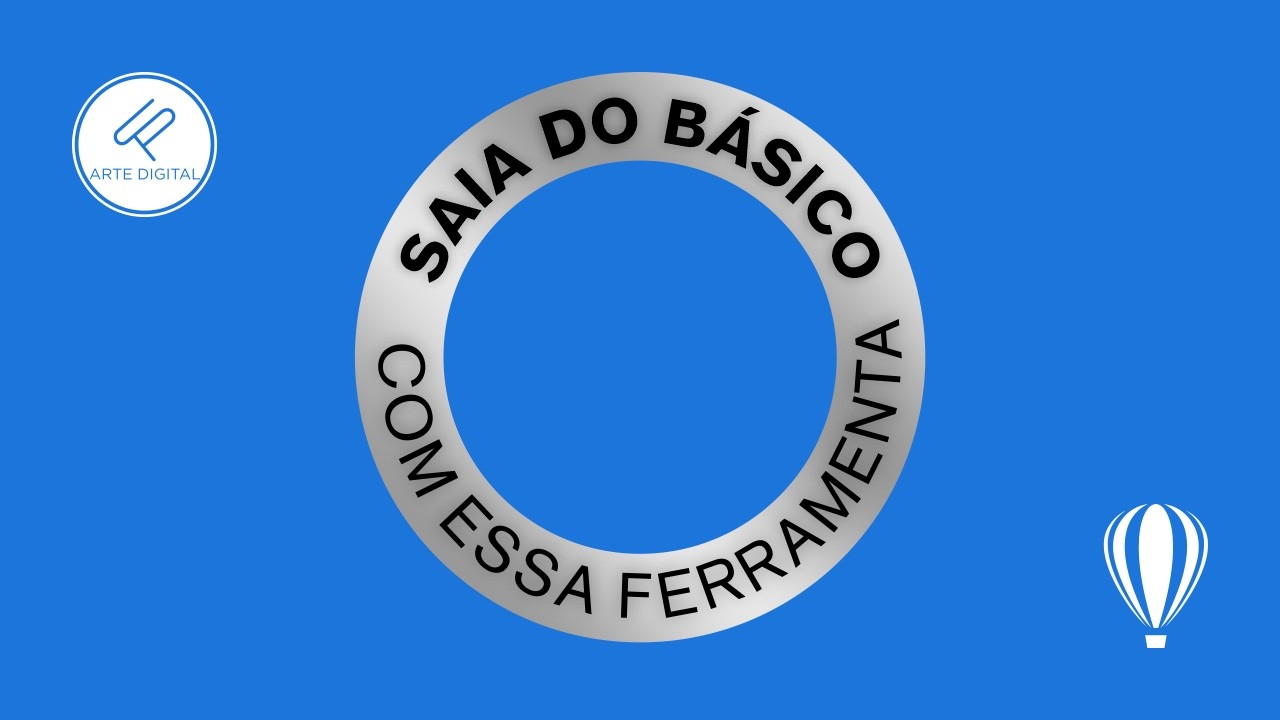 O SEGREDO para ajustar texto ao caminho no CorelDRAW!