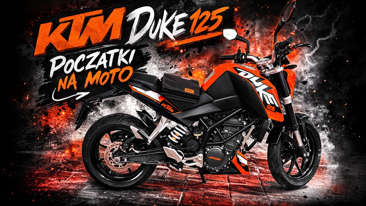 KTM Duke 125  - Początki na moto!