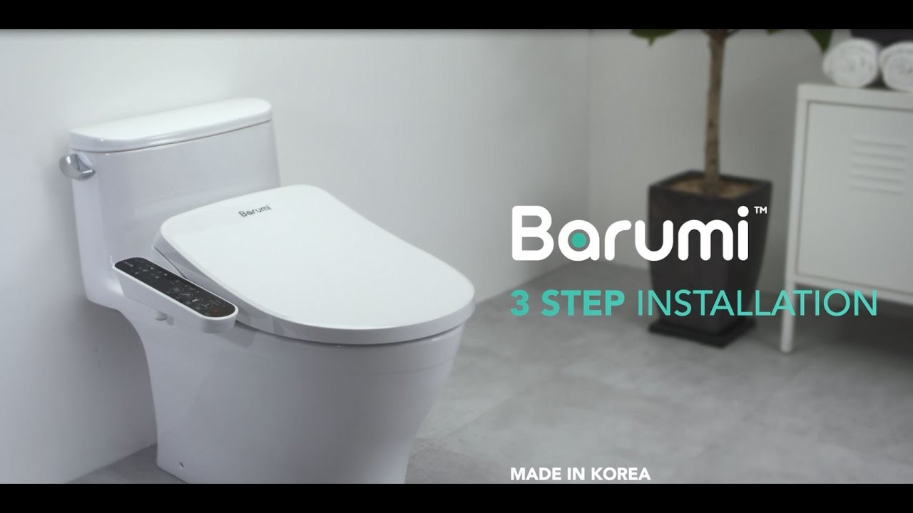 Barumi EF-BM-4000 and 4001 Electric Bidet Installation Video