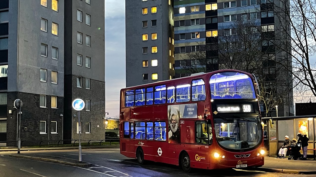 *FULL ROUTE VISUAL* Go Ahead Route 368: Chadwell Heath - Barking, Harts Lane | WHV4 (LJ61GVZ)