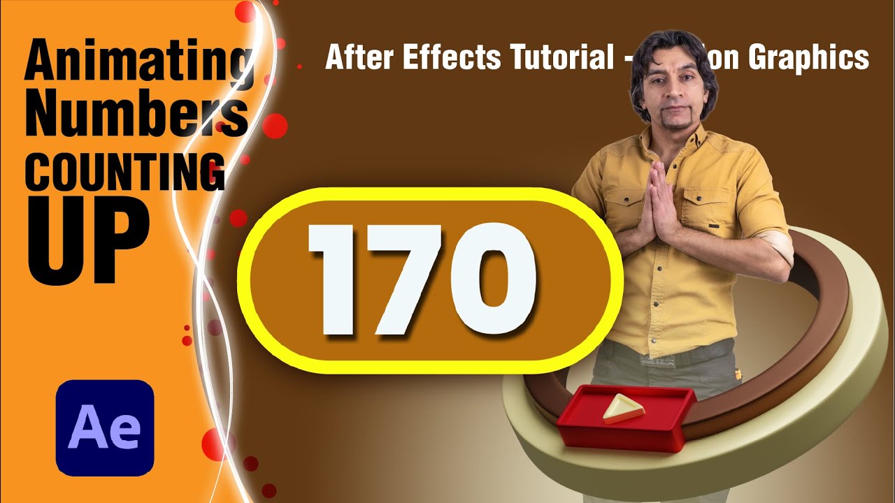 Animating Numbers Counting Up | v28- After Effects Tutorials