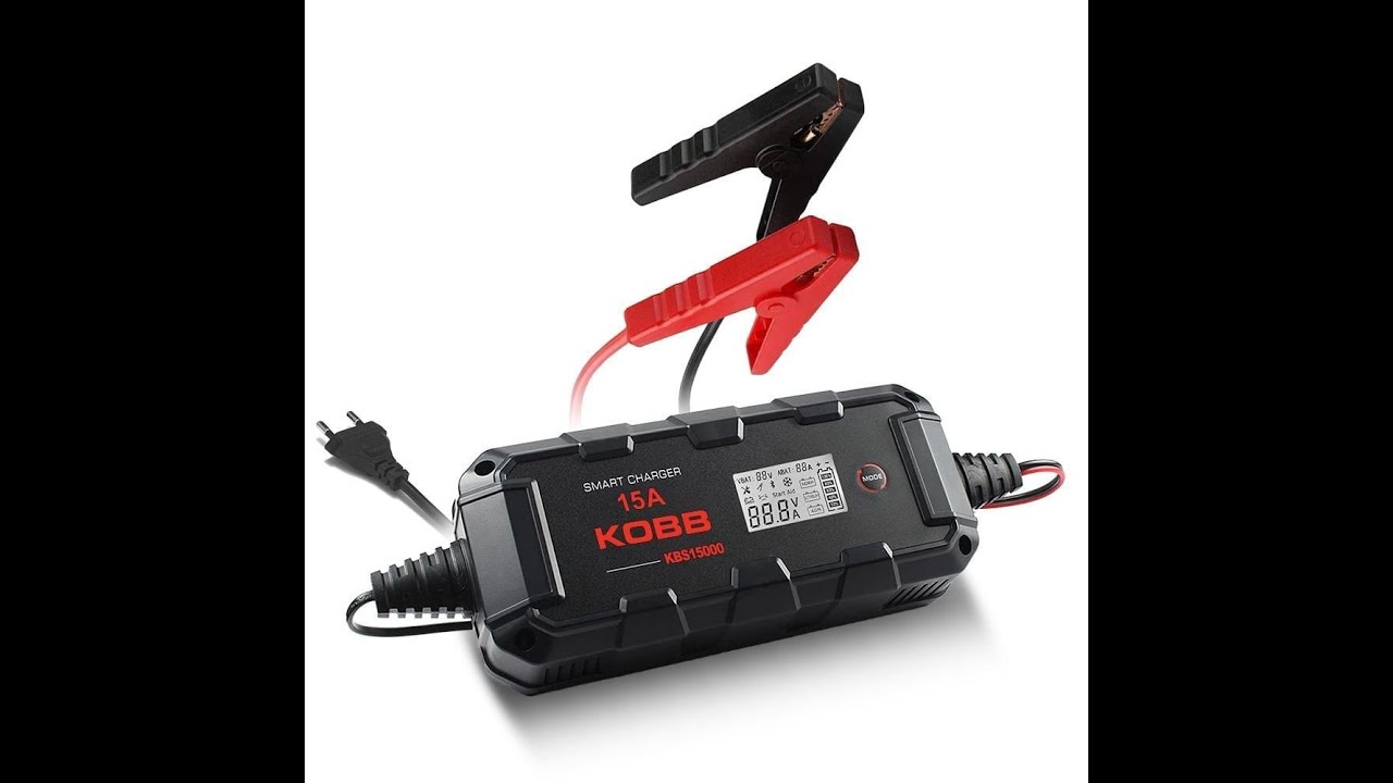KOBB KBS15000 6V/12V/24V 300A Akıllı Dijital Akü Şarj ve Akü Bakım/Desülfatör