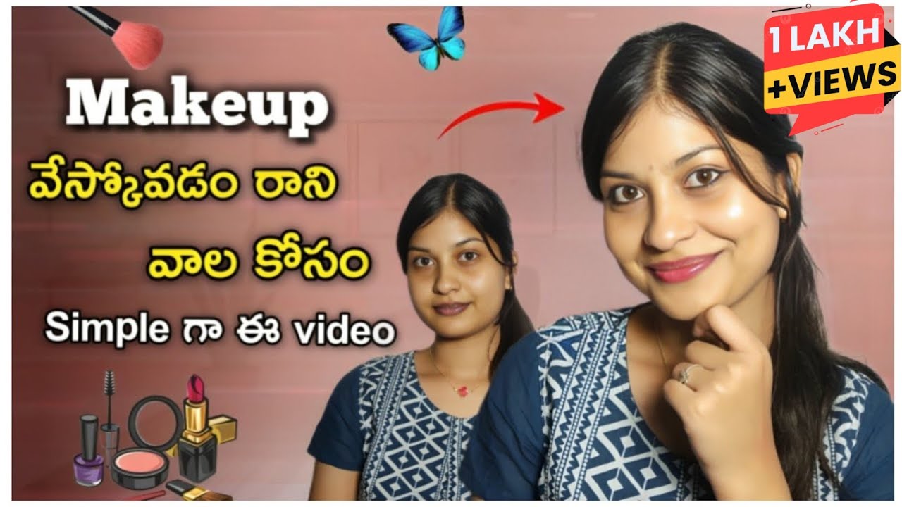Simple & Quick makeup for beginners in Telugu with Tips & Tricks | Daily makeup | beautybybhavs