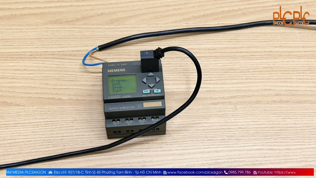 💻Kết nối Logo Siemens 230RC 🔥
