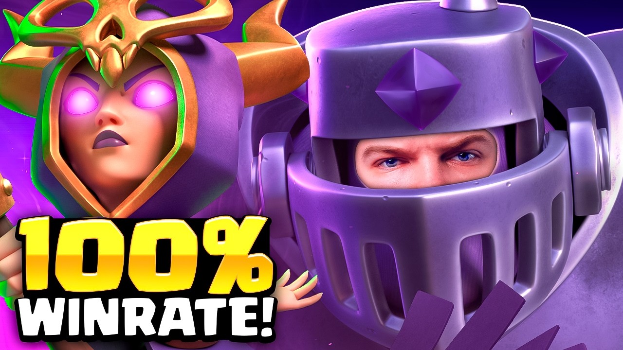100% WINRATE! MOST TOXIC MEGA KNIGHT DECK IN CLASH ROYALE