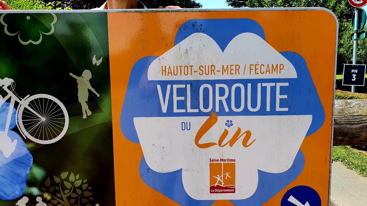 La Véloroute DU LIN St-Pierre-Le-Viger to Hautot Sur Mer - Pourville-sur-Mer - Normandy - GoPro 4K