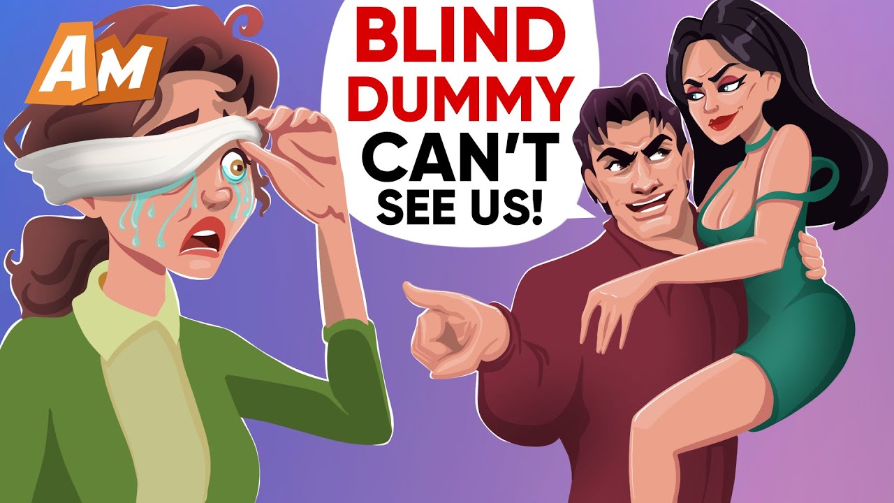 HUSBAND CHEATS On His NEARLY BLIND WIFE In Front Of Her EYES - @AniMatters.official