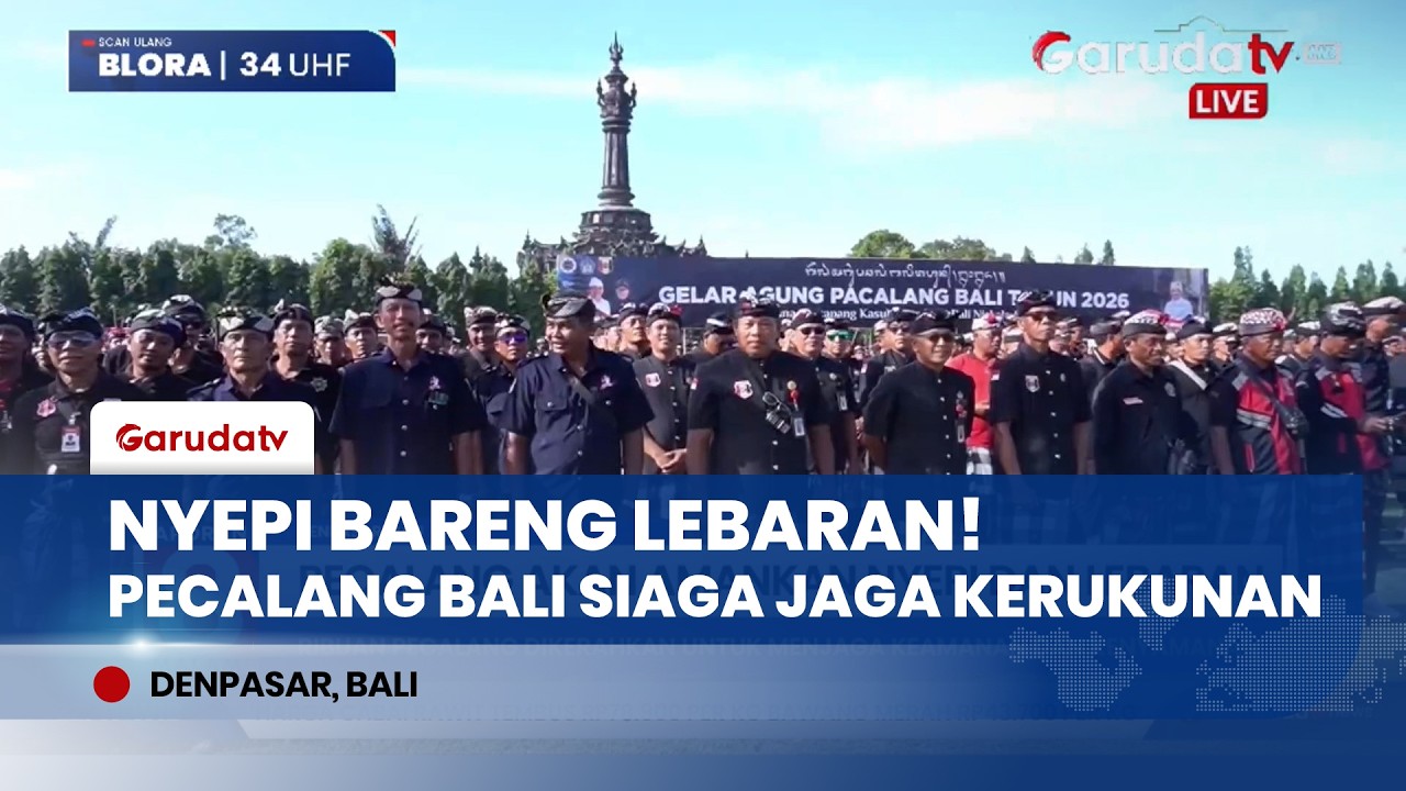 Toleransi Tinggi! Ribuan Pecalang Siaga Amankan Nyepi dan Idul Fitri 2026 di Bali