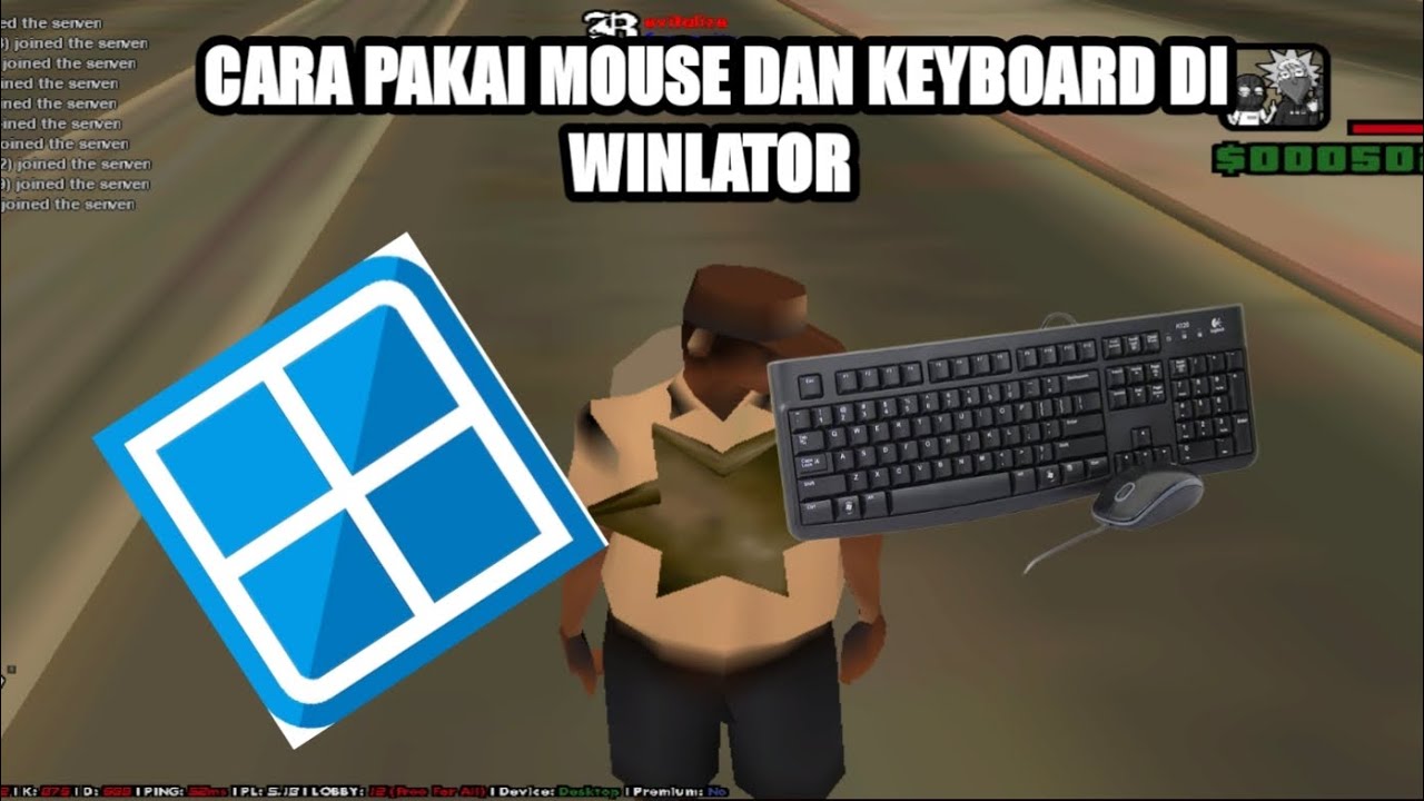 cara main pakai keyboard dan mouse di winlator