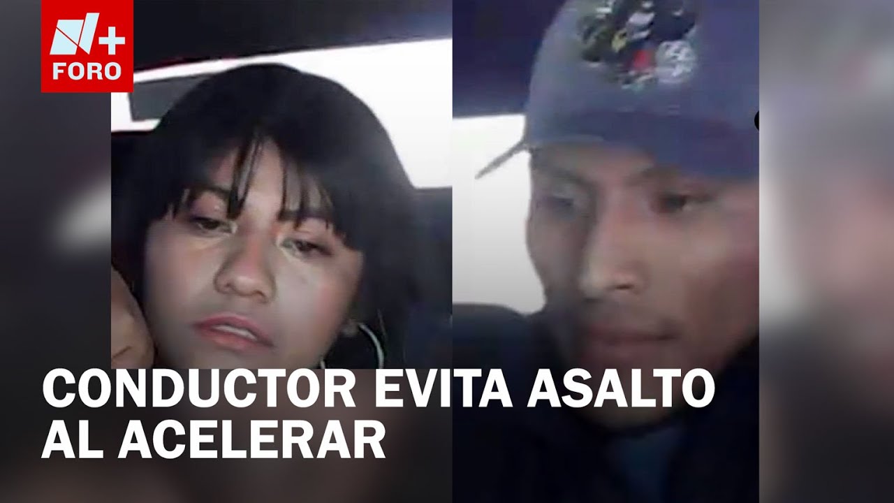 Pareja fingen ser pasajeros para asaltar a conductor