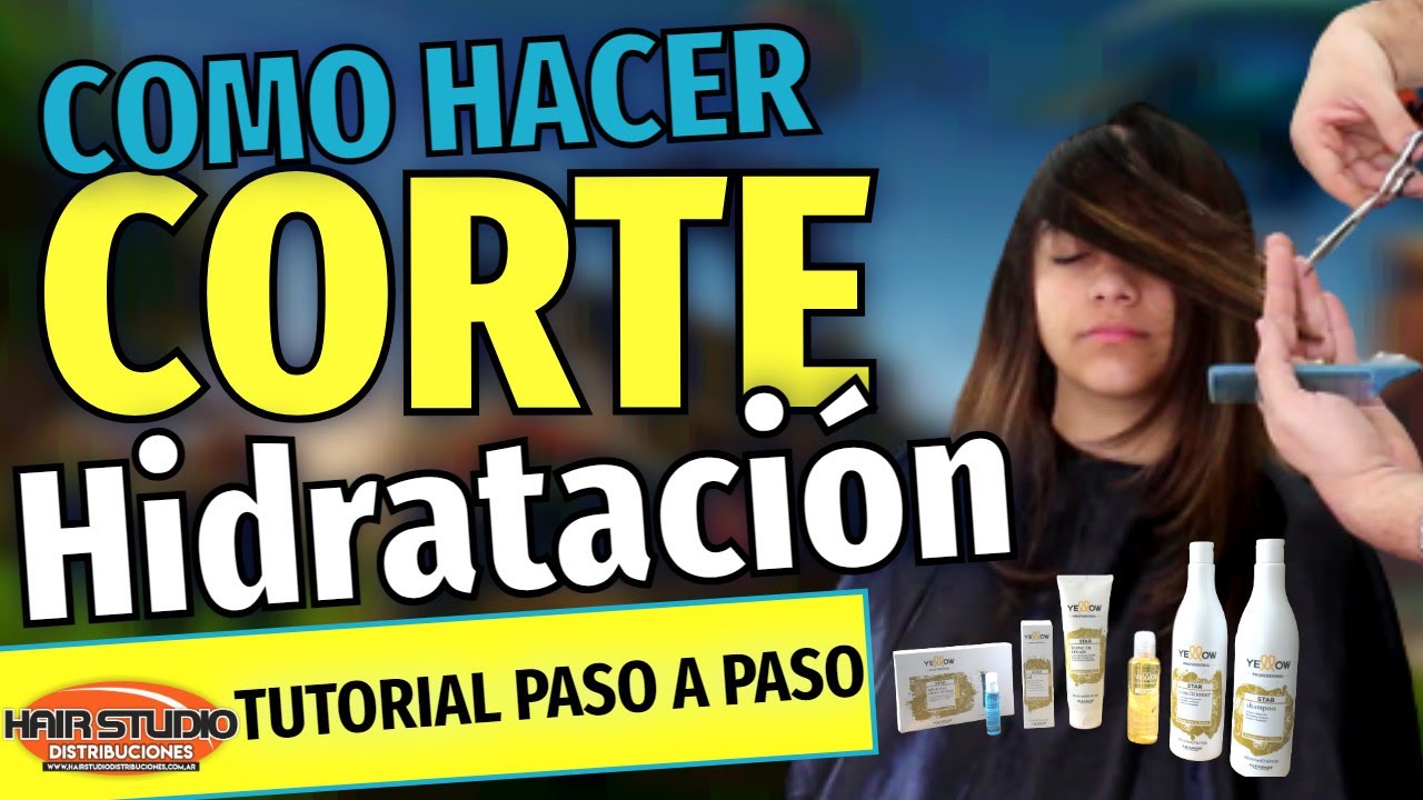 Corte de cabello puntas y tratamiento ampolla Star Yellow Alfaparf #peluquería  #cabellobrillante
