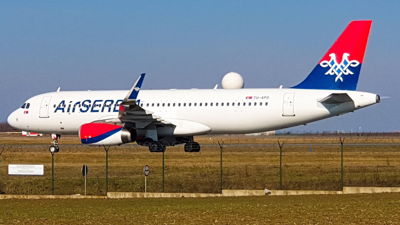 20+ MINUTES of planes at Belgrade Airport