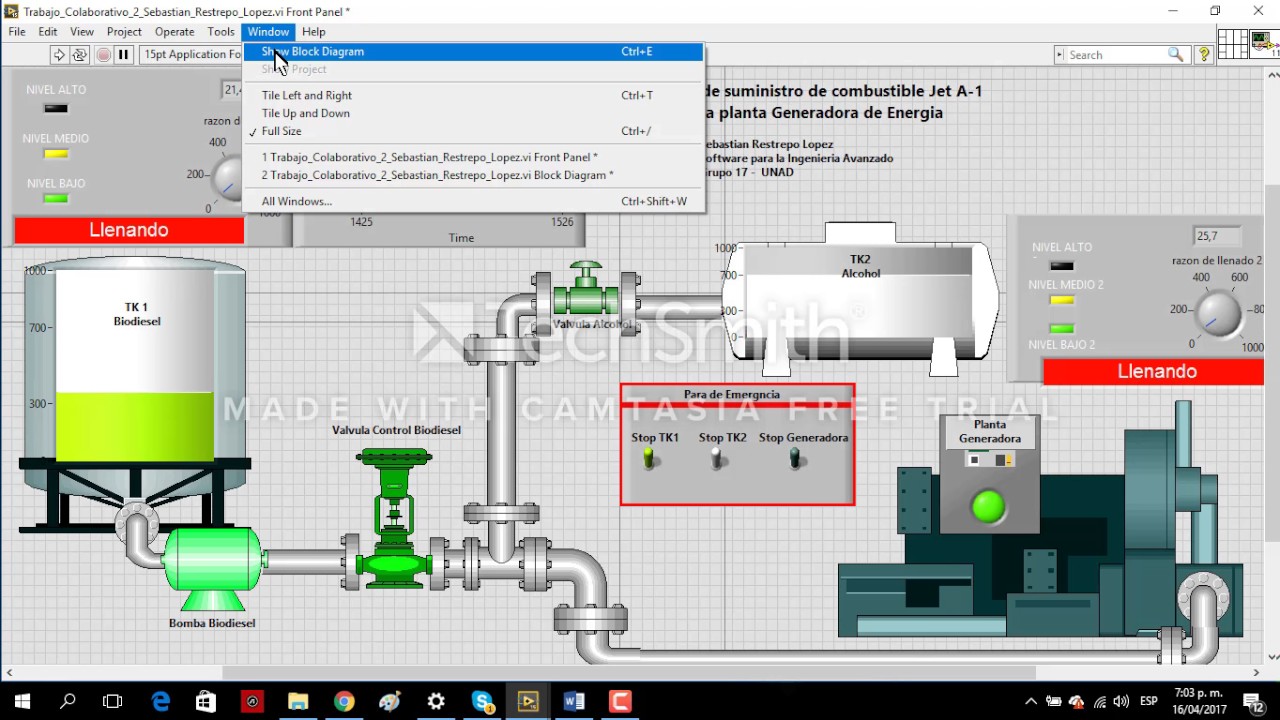 Proceso suministro de combustible  Jet A-1