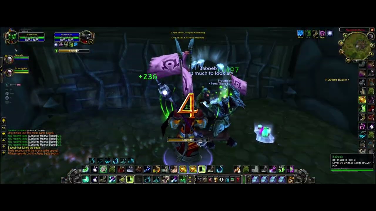 Chill WoW TBC 3v3 Arena Gameplay to Relax To | Boomkin Rogue Mage PvP
