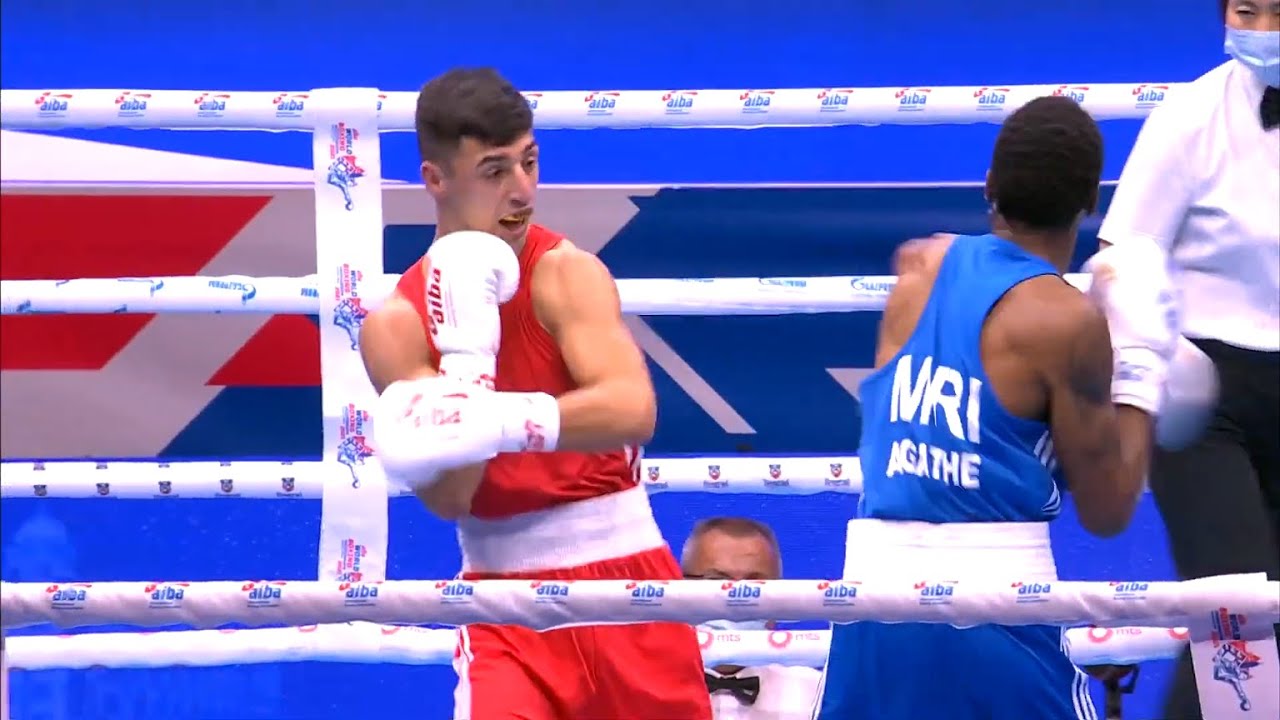 Day 3 (60kg) TANKO Viliam (SVK) vs  AGATHE Jean (MRI) | AIBA WCHs 2021
