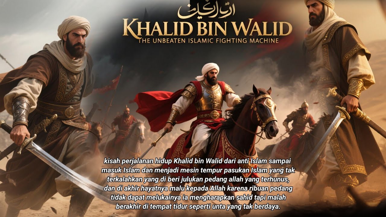 Kenapa,❓Khalid bin Walid tidak pernah kalah, #kisahinspiratif #islamicingsight
