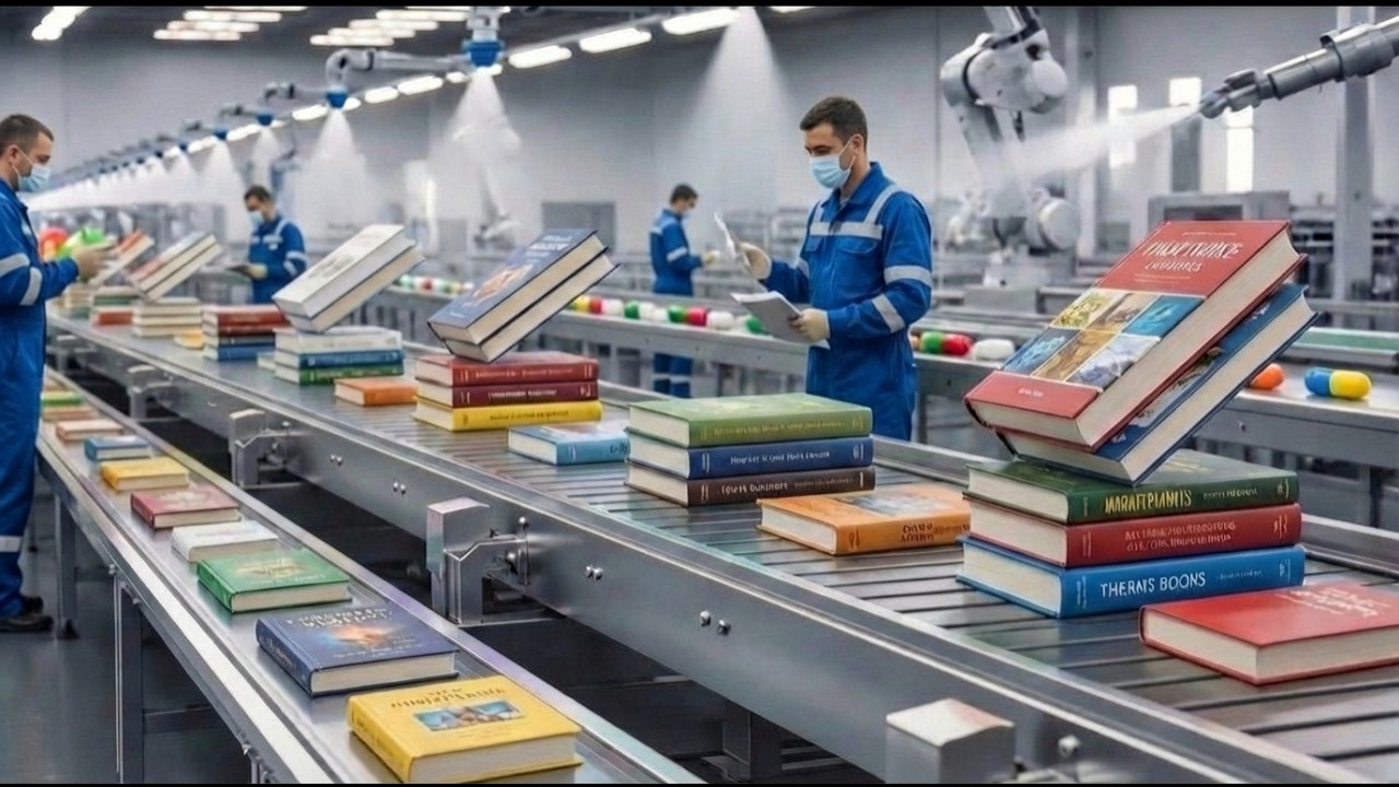 How Millions of Books Are Made | From Wood to Finished Books – Inside the Manufacturing Factory