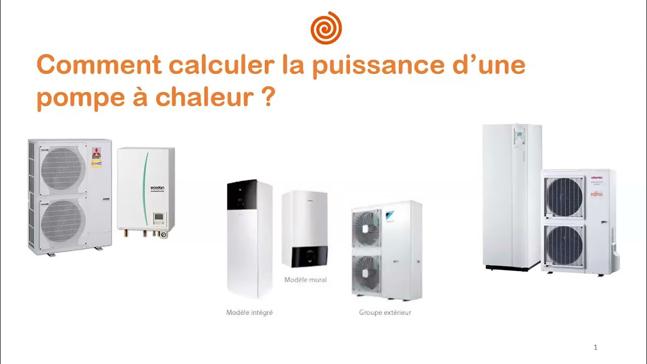 Intérêt de calculer la puissance d'une pompe à chaleur?