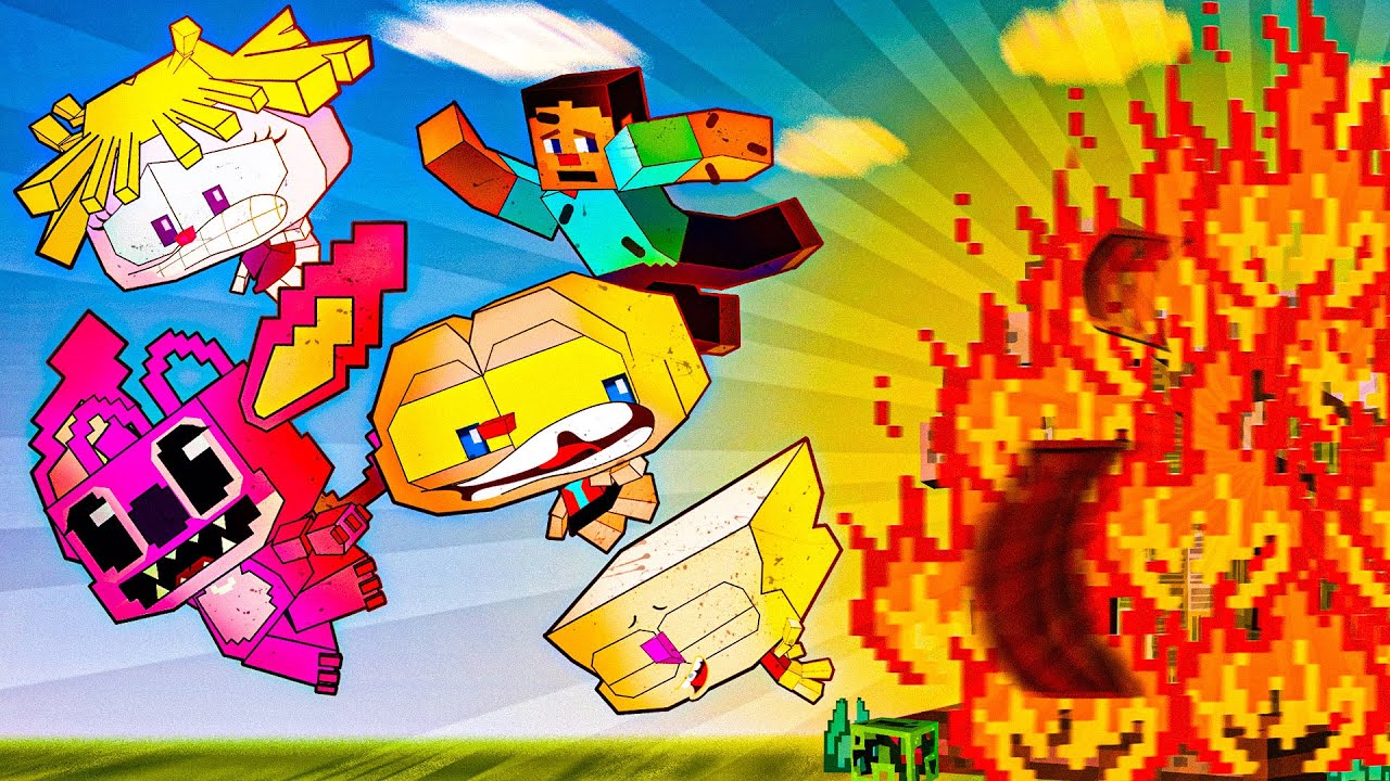 Mongo e Drongo, Gegé, Angel vivem uma aventura EXPLOSIVA! 😨💥 MINECRAFT