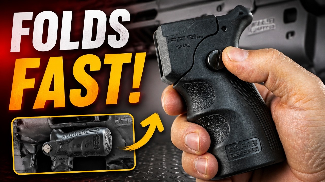 FAB Defense Folding Pistol Grip AGF-43S Unboxing and Detailed Look