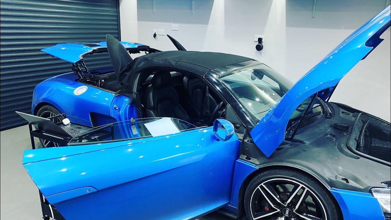 Audi R8 Spyder (427) — как закрыть крышу вручную
