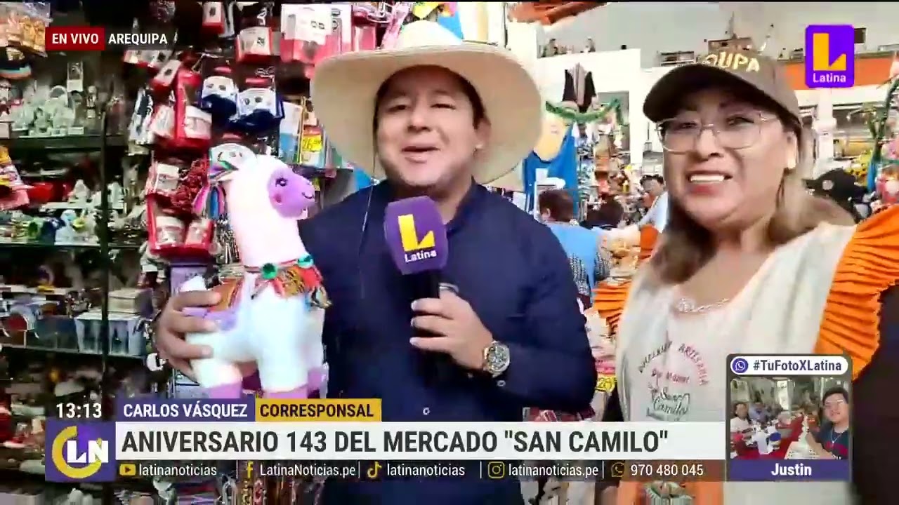 Arequipa: Celebran el aniversario 143 del mercado 'San Camilo'
