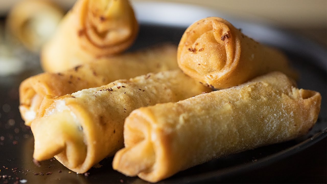 رقاقات الجبنة Cheese cigar recipe