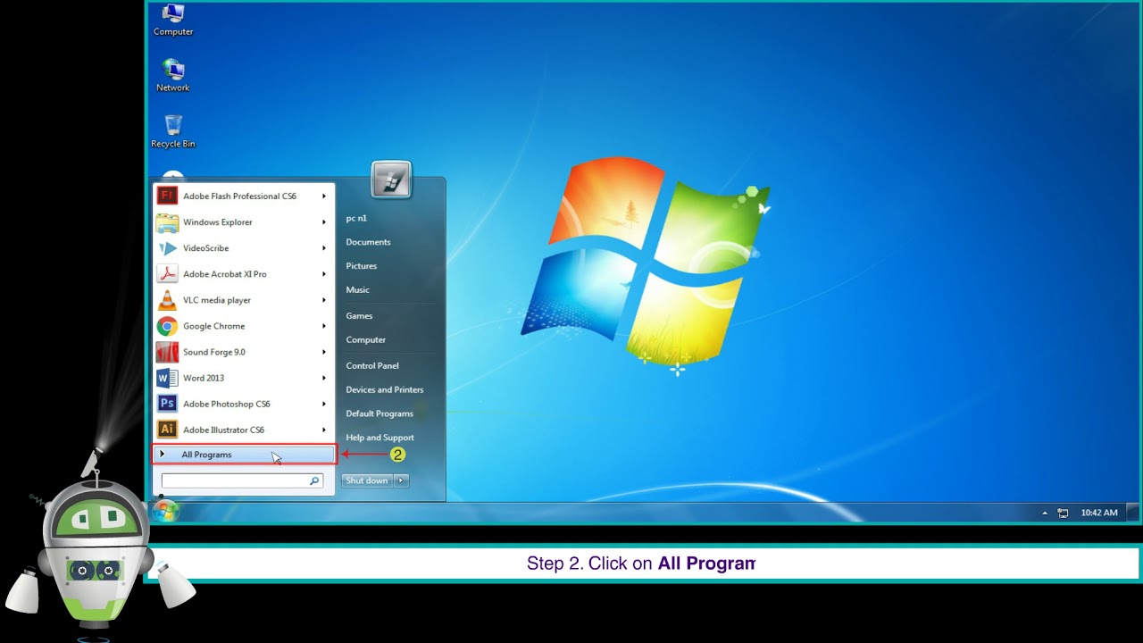 Opening the Windows Explorer | Computer Class 3
