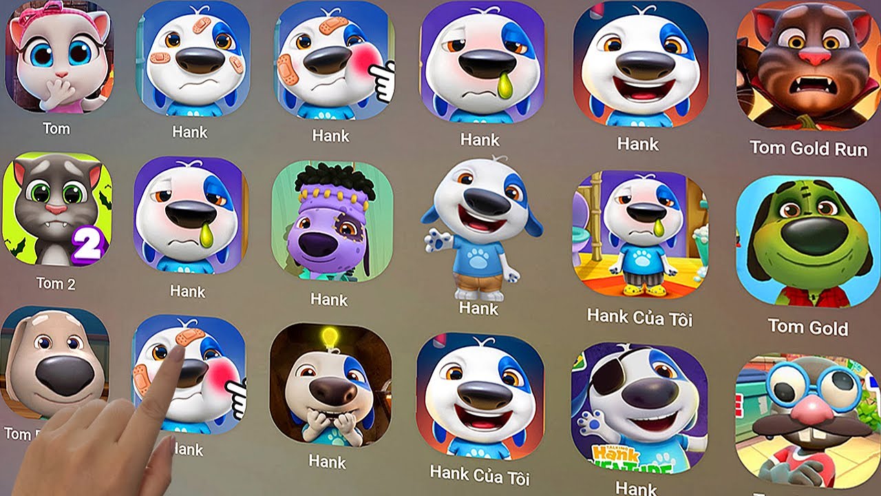 My Talking Hank,My talking Tom Cat 2025,My Talking Angela,Talking Tom 2 Game Play CUTE