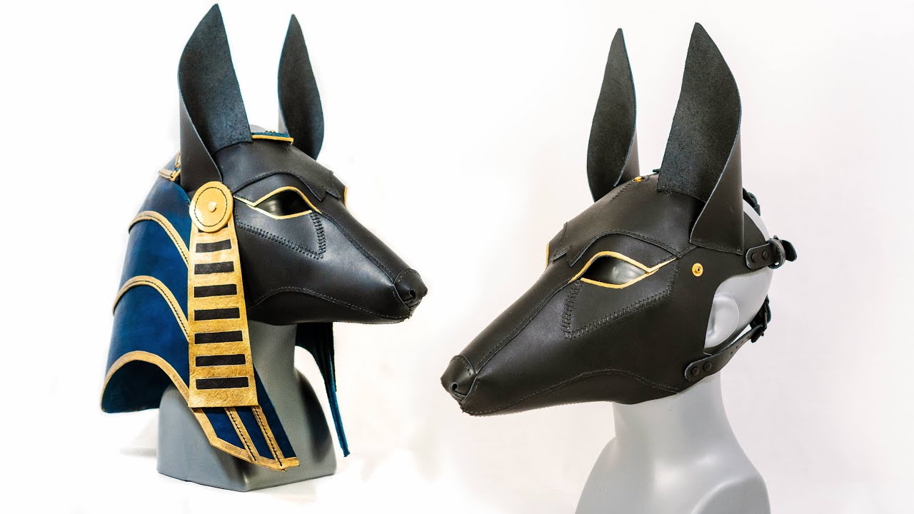 Making an Anubis Mask with Headpiece PDF Pattern