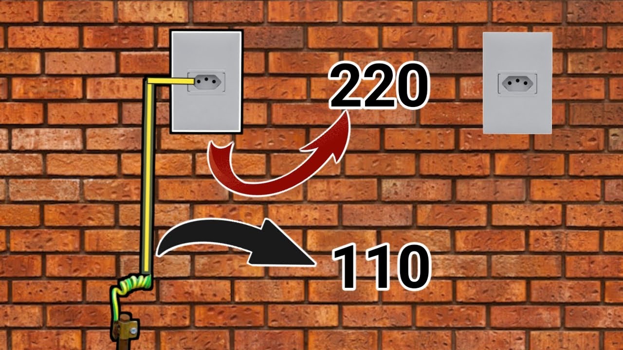 Como mudar a tomada 220 para 110 v usando o fio terra 220 volts 110 volts