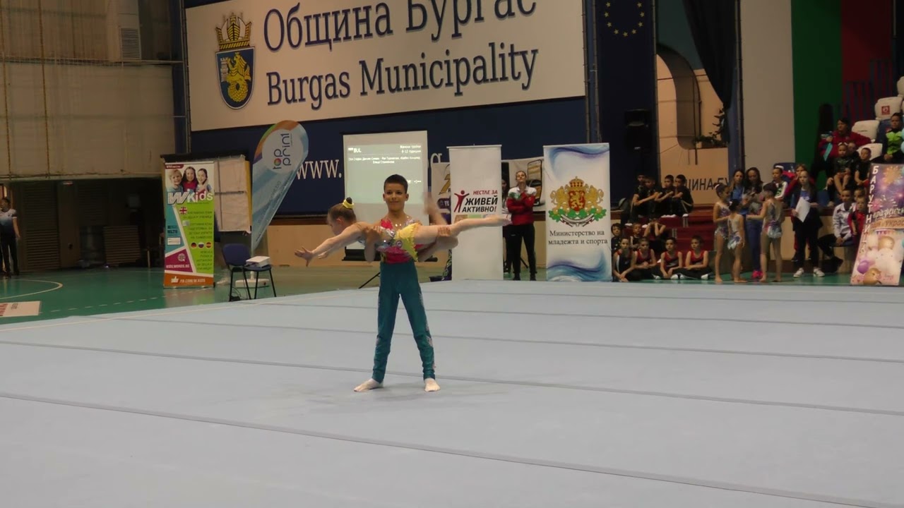 Филип Димитров Трендафилов,Лора Ангелова Богданова - Acro jump Burgas