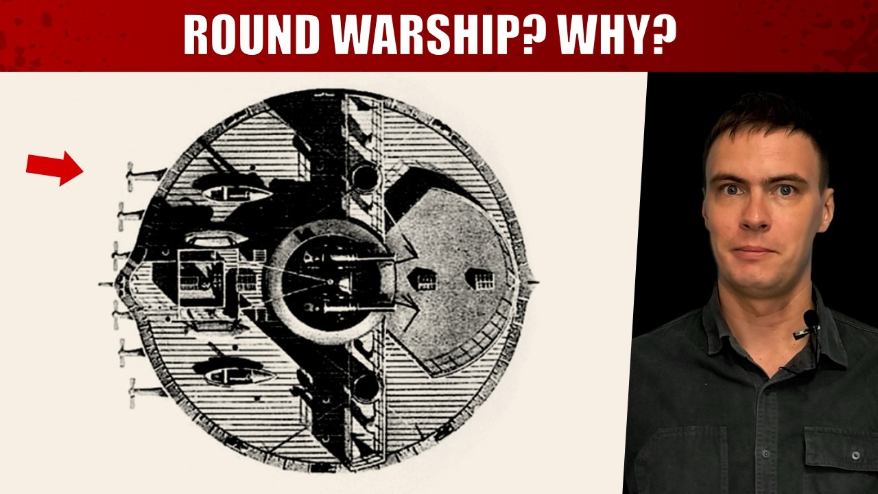 Why was a round warship built, the unusual design of the Russian Imperial Navy's battleship Popovka