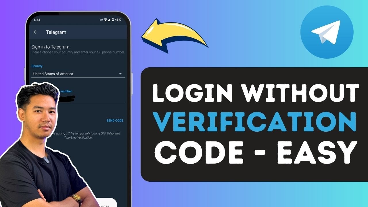 How to Login Telegram Without Verification Code !