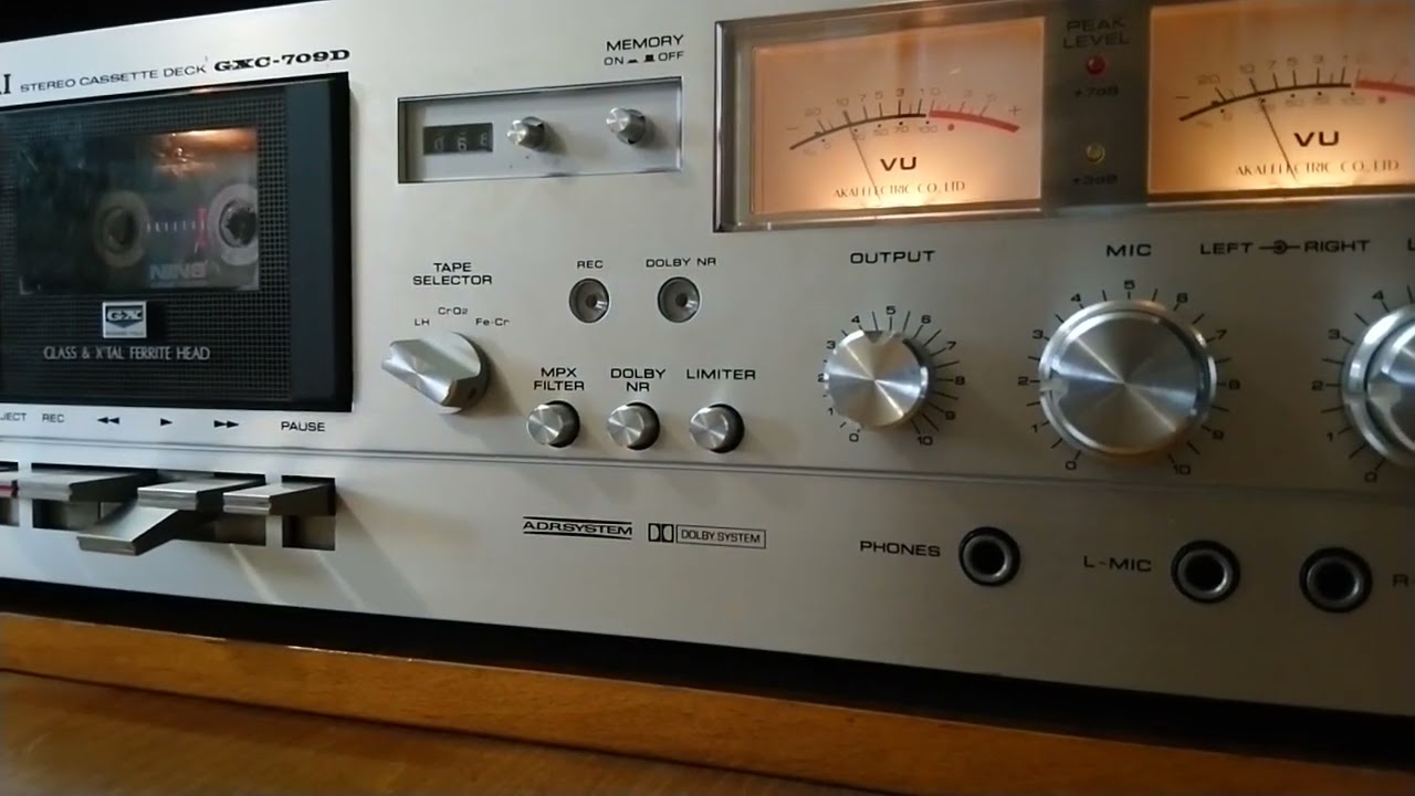 Akai GXC 709 D  , cap normal, adaptat . part   01.