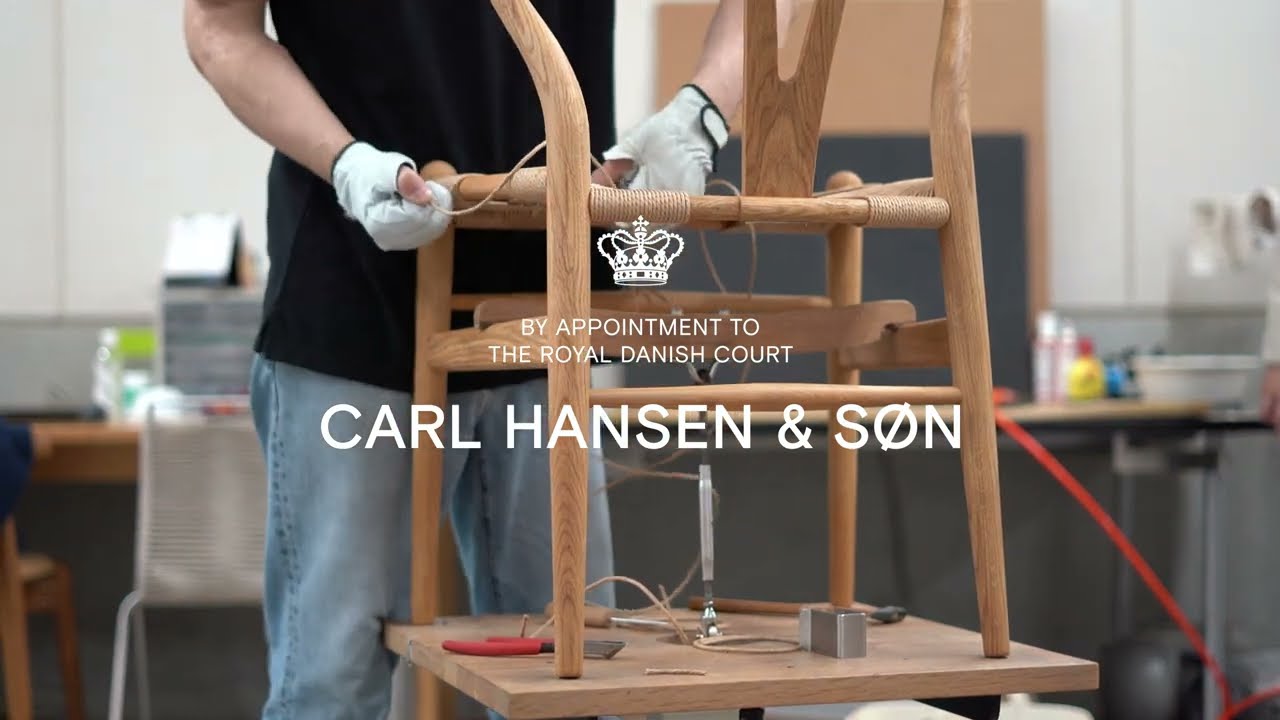 CH24（Yチェア）の修理を見学 | カール・ハンセン＆サン CRAFT STUDIO