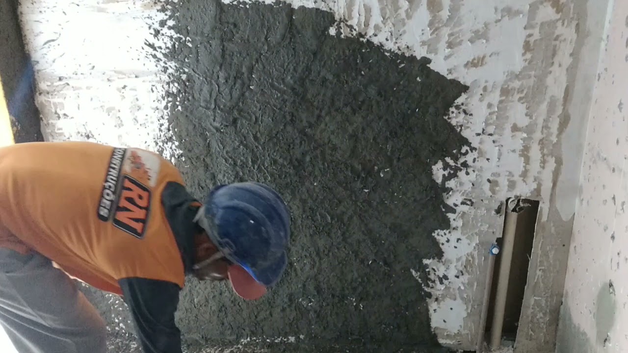 #como fazer tratamento em parede de sala de raio-x com a massa barita parte 01