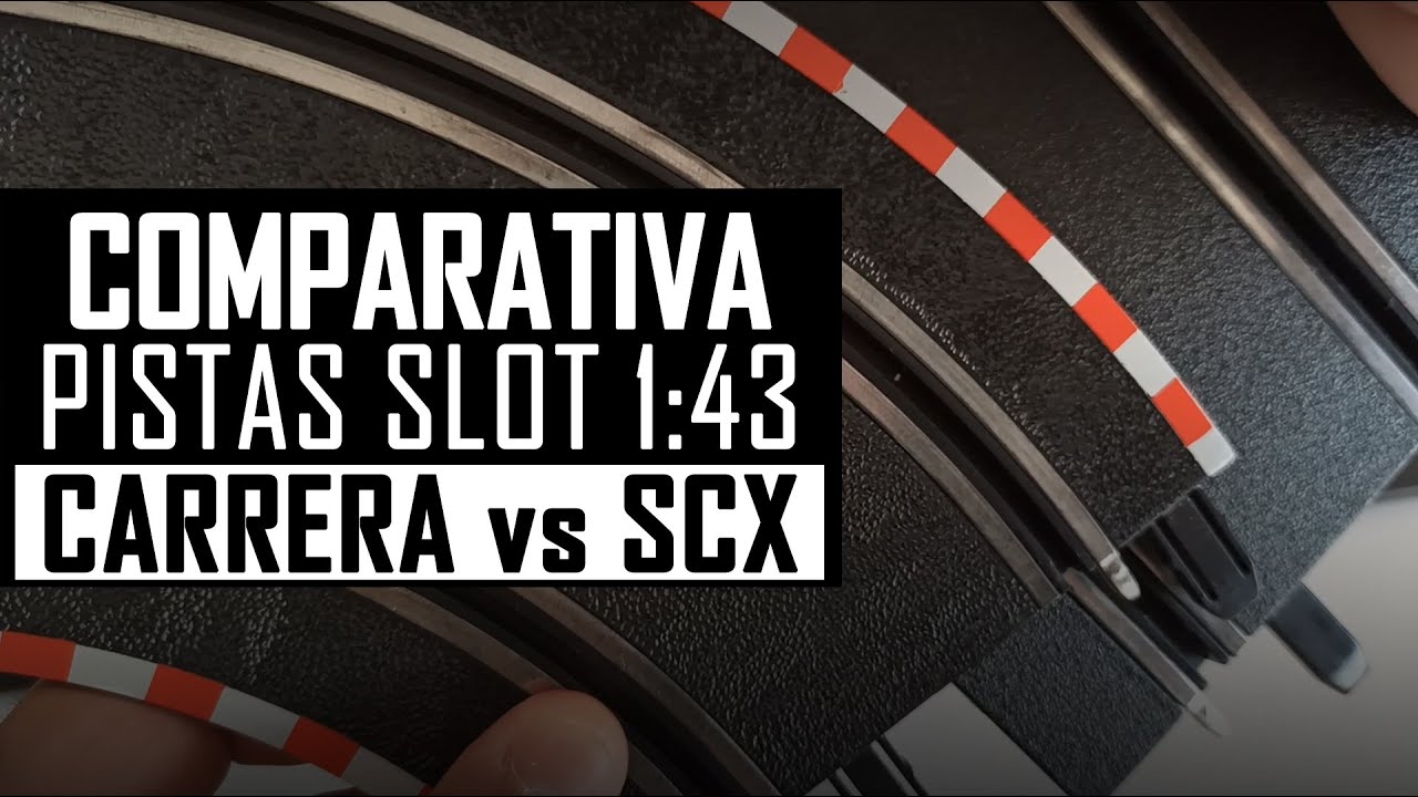 🚙💨 DIFERENCIAS entre PISTAS de SCALEXTRIC y CARRERA 🚗💨 【 1:43】 SCX Compact vs Carrera Go!!!
