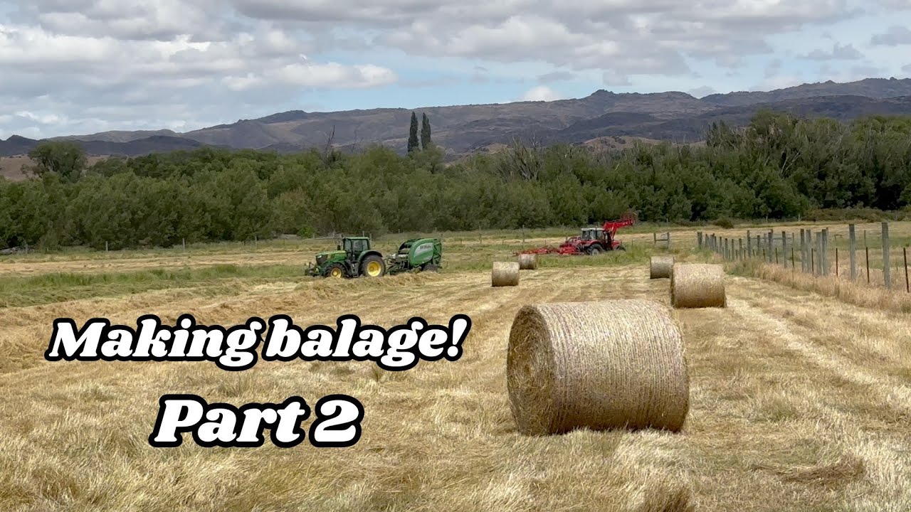 Balage All Wrapped Up 🌾 | Final Day Mowing, Baling & Wrapping (Part 2)