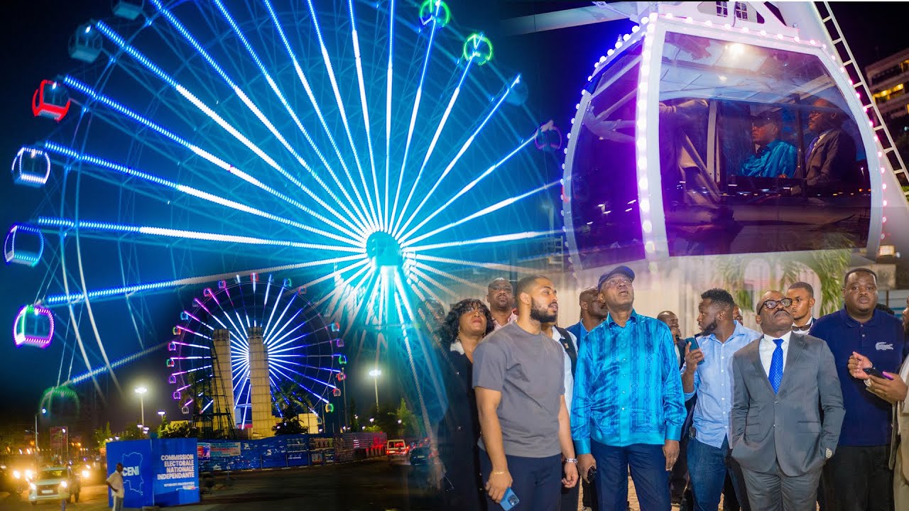 NO COMMENT‼️LA GRANDE ROUE🎡À KINSHASA, IMPACT VISIBLE SUR BOULEVARD DU 30 JUIN #rdc #exclusiv #video